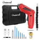 Electric Screwdriver Battery Rechargeable Cordless Screwdriver Powerful Impact Wireless Screwdriver Drill Electric Screw Driver