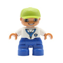 Big Size Action Figures City Princess Policemen Family Building Block Doll Character Accessory Toys Assembly Children Kids Gift