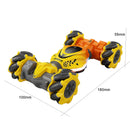 2022 Newest 4WD RC Stunt Car 2.4G Radio Remote Control Cars RC Watch Gesture Sensor Rotation Gift Electronic Toy for Kids Boy