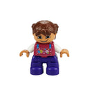 Big Size Action Figures City Princess Policemen Family Building Block Doll Character Accessory Toys Assembly Children Kids Gift