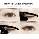 2/4/10 pcs Cat Line Eyeliner Stencils Black Pro Eye Makeup Tool Eye Template Shaper Model Easy To Make Up Simple Tool Set Guide