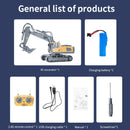 RC Excavator/Bulldozer 1/20 2.4GHz 11CH RC Construction Truck Engineering Vehicles Educational Toys for Kids with Light Music