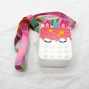 Hot Fidget Toys 2022 Push Bubbles Toy Rainbow Unicorns Premium Girls Push Bubble Bag Adult Antistress Squeeze Squishy Gifts
