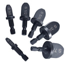 5/6pc Hex Shank Imperial Tube Pipe Expander Support for Air Conditioner Conditioning Swaging Rotary Tool Set7/8 3/4 5/8 1/2 1/4"