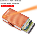 Top Quality Rfid Wallet Men Money Bag Mini Purse Male Aluminium Card Wallet Small Clutch Leather Wallet Thin Purse Carteras 2022