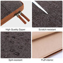 DOMISO 10 11 13 14 15.6 Inch Laptop Sleeve Canvas Case Tablet Bag Protect Computer Pouch Skin Cover for Lenovo / HP /Acer/ Apple