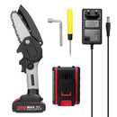 21V/48VF Electric Chainsaw 1/2 Battery Portable Pruning Chain Saw Small Wood Spliting One-handed Woodworking Garden Power Tool