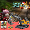 1:20 RC Excavator Dumper Car 2.4G Remote Control Engineering Vehicle Crawler Truck Bulldozer Toys for Boys Kids Christmas Gifts
