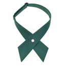 Crisscross bow tie fashionsolid color detachable collar jk Apparel Accessories