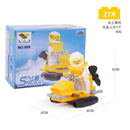 Mini Transportation tank plane Car Educational Assembled Models Building Blocks Compatible small Bricks toys for children