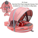 Mambobaby Baby Float Lying Swimming Rings Infant Waist Swim Ring Toddler Swim Trainer Non-inflatable Buoy Pool Accessories Toys
