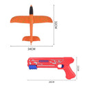 Airplane Launcher Toy Children Bubble Catapult Plane Catapult Gun Outdoor EPP Foam Airplane Launcher Shooting Game Toy for Kids
