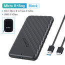 ORICO MicroB USB3.0 2.5" External Storage HDD Case SATA 5Gbps HDD SSD Hard Drive Enclosure Support UASP for PC Laptop