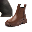 AIYUQI Women's Chelsea Boots Genuine Leather New Autumn Winter Fashion Women's Ankle Boots Retro Marton Boots Ladies WHSLE MTO