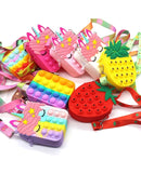 Hot Fidget Toys 2022 Push Bubbles Toy Rainbow Unicorns Premium Girls Push Bubble Bag Adult Antistress Squeeze Squishy Gifts