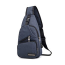 Men Anti Theft Chest Bag Shoulder Bags USB Charging Crossbody Package School Short Trip Messengers Bags Men&