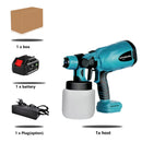 800ML Electric Spray Gun Cordless Paint Sprayer Auto Furniture Steel Coating Airbrush Compatible For Makita 18V Battery