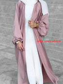 Summer Puff Sleeve Muslim Abaya Women Dress Elegant Modest Morocco Party Long Dress Islamic Turkey Dubai Eid Ramadan Jubah Robe