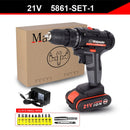 Cordless Screwdriver Electric Screwdriver Cordless Drill Power Tools Handheld Drill Lithium Battery Charging Drill + Battery