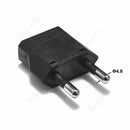 1-100pcs 4.0/4.8mm EU Plug Adapter EU US Israel To Euro KR BR Brazil Plug Converter American Travel Power Adapter Plug Socket
