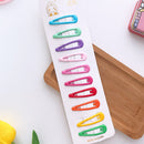 10pcs Snap Hair Clips for Girls Clip Pins BB Hairpins Color Metal Barrettes for Baby Children Women Girls Styling Accessories