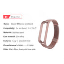 Strap For Xiaomi Mi Band 7 6 4 5 Wrist Metal Bracelet Screwless Stainless Steel for Mi Band 7 6 4 3 5 Strap Wristbands Pulseira
