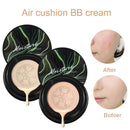 Korean Mushroom Head BB Air Cushion Foundation Brighten Face Base Tone CC Cream Concealer Waterproof Whitening Makeup Cosmetics