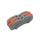 Wire Connector 222-412 2 Pin Splicing Terminal Blocks Led Strip Lighting Electric Quick Connectors Mini Conductor Rail Conector