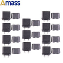 10 x Amass XT60+ XT60H XT30U XT90H Plug Connector With Sheath Housing 5 Male 5 Female (5 Pair )