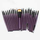 20Pcs Makeup Brushes Set for Eye Shadow Foundation Powder Eyeliner Eyelash Cosmetict for Face Make Up Brush Tools