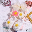 Infant Newborn Baby Girls 3Pcs/Set Slipper Socks Headband Gift Foot Socks Lace Crown Hair Band Accessories Photo Props Meias