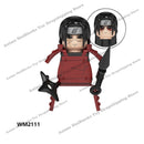 WM6109 Naruto blocks anime Sasuke Kakashi Madara Zetsu Might Guy Rock Lee mini action toy figures Assemble bricks toys kid gifts