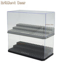 3 Steps Dustproof Acrylic Figures City Car Model Collection Display Box Building Block Storage Plexiglass Showcase Kid Toys