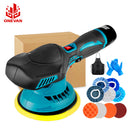 6000RPM Cordless Mini Polisher 6Gears Car Polishing Machine 12V Electric Cars Polish Machines Adjustment Speeds Power Tool