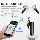 New Bee Bluetooth 5.0 Wireless Headphones Headset Earbuds Earphones with Mic 24Hrs Mini Handsfree Earpiece for iPhone xiaomi