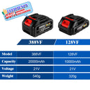 Larger Battery with Charger Lithium ion Rechargeable Replacement for Makita 18V Battery BL1850 BL1830 BL1860 Cordless Drills