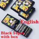 55 Pieces Of Pokemon Metal Gold Card Charizard Vmax Gx Energy Card Charizard Pikachu Rare Collection Battle Trainer Card Child