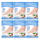 PUTIMI 6packs Exfoliating Foot Mask Feet Peeling Mask Spa Socks Smooth Dead Skin Remover Moisturizing Whitening Foot Mask