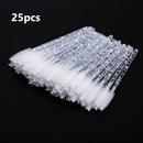 Disposable Crystal Eyelashes Brush Comb 25/50Pcs Eye Lashes Extension Mascara Wands Makeup Professional Makeup Beauty Tool