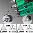 High-Power Engraver Electric Drill Engraving Dremel Rotary Tool 260W/480W Machine With Flexible Shaft 6-Position Variable Speed