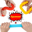 8Pcs Tubes Sensory Toy Fidget Stress Relieve Squeeze Toys Strbess Relief Educational Antistress Fidget Toys for Children Gifts