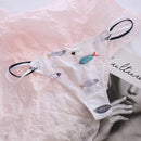 Cute Girls Ladies Mesh T-Back T-String Thongs Sexy Panties Transparent Strawberry Cherry Low-Waisted Seamless Underwear Women