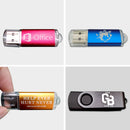 USB Flash Drive 64GB 32GB 16GB 8GB 4GB USB 2.0 Flash Memory Card U Stick customize logo free adapter Gifts pen drive Cle usb