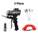 Adjustable Pneumatic Sandblasting Gun Set 90psi Portable Sand Blaster Gravity Sand Blasting Machine Handheld Blasting Gun Kit