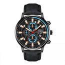 Fashion Mens Sports Watches Luxury Men Business Stainless Steel Quartz Wristwatch Man Casual Leather Watch relogio masculino