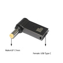 100W USB Type C to Dc Power Jack Connector USB C to Universal Laptop Power Adapter Plug Converter for Asus Dell Lenovo Notebook