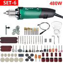 High-Power Engraver Electric Drill Engraving Dremel Rotary Tool 260W/480W Machine With Flexible Shaft 6-Position Variable Speed