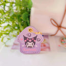 Kawaii Sanriod Accessories Kitty kuromi My Melody Cartoon Silicone Case Backpack Pendant Keychain Anime Toys for Girls Gifts