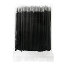 100pcs/pack Bendable Micro Brushes Disposable Microbrush Applicators Eyelash Extensions Eyelash Glue Cleaning Brush for Eyelash