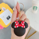 Kawaii Sanriod Accessories Kitty kuromi My Melody Cartoon Silicone Case Backpack Pendant Keychain Anime Toys for Girls Gifts